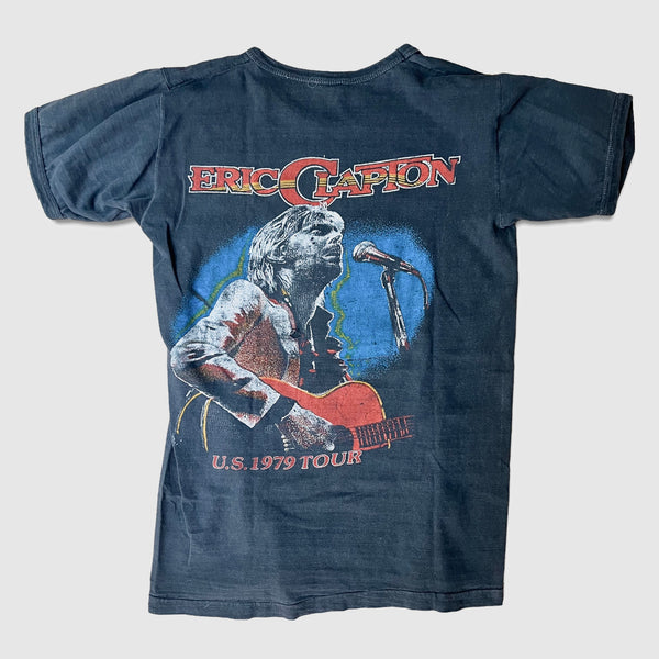 1979 Eric Clapton Vintage Tour Tee Shirt