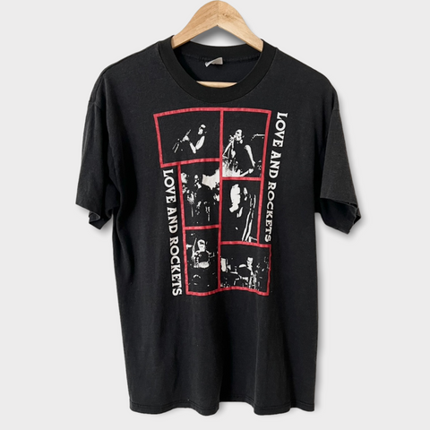 1989 Love And Rockets "So Alive" Tour Vintage Tee Shirt