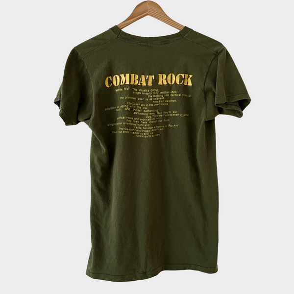 1982 The Clash "Combat Rock" Vintage Promo Tee Shirt