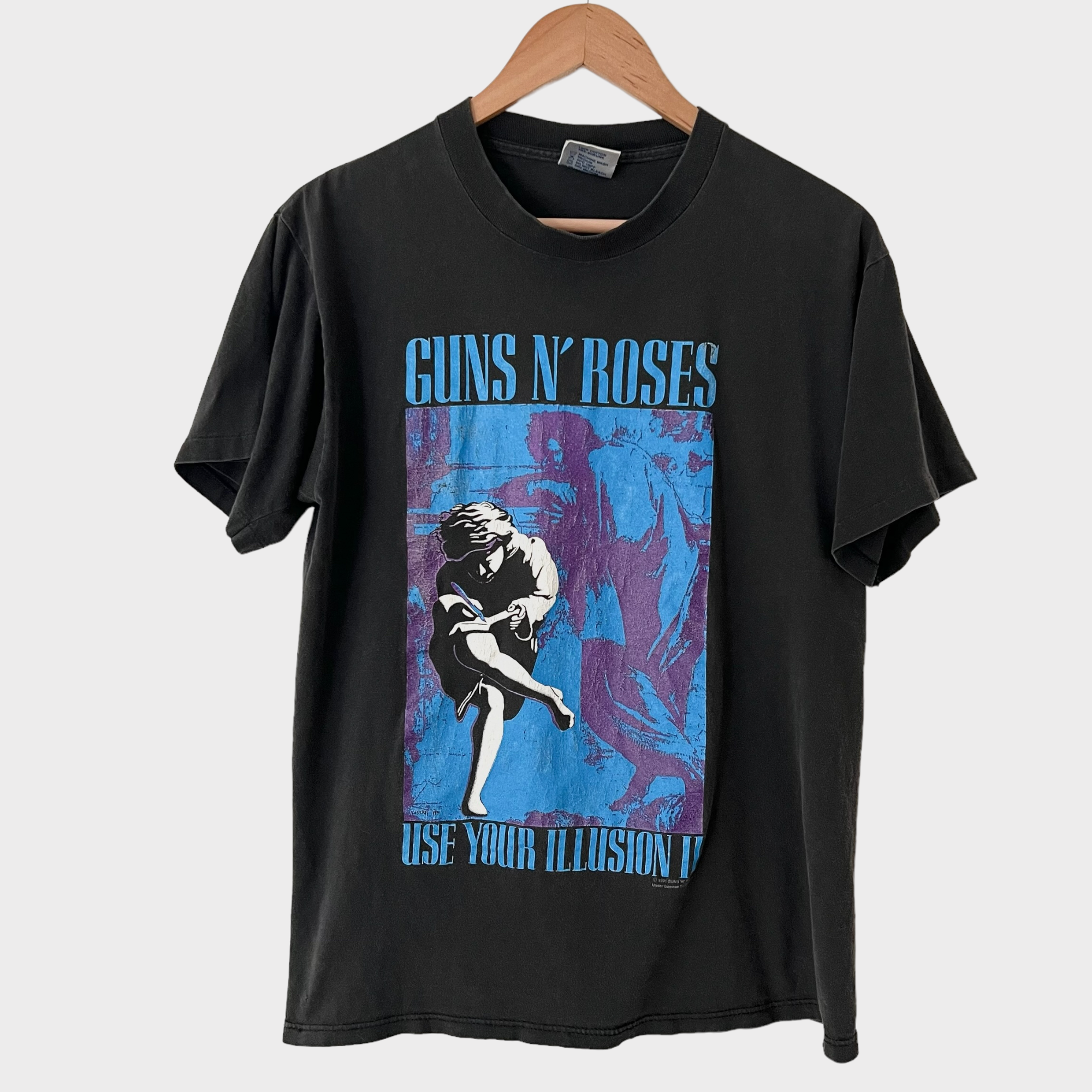 1991 Guns N Roses "Use Your Illusion" Vintage Tour Tee Shirt