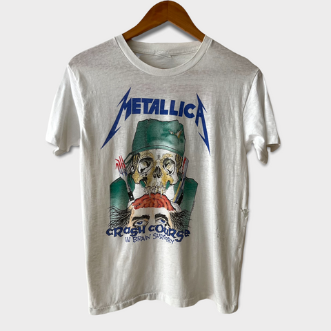 1987 Metallica "Crash Course" Vintage Promo Tee Shirt