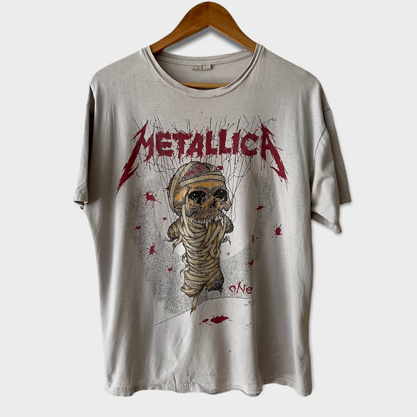 1989 Metallica "One" Vintage Euro Promo Tee Shirt