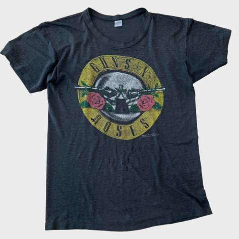 1989 Guns N Roses "Appetite For Destruction" Vintage Promo Tee Shirt