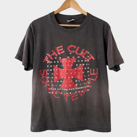 1989 The Cult "Sonic Temple" Vintage Promo Tee Shirt