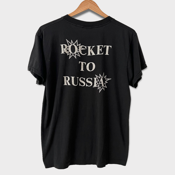 1980s Ramones "Rocket To Russia" Vintage Promo Tee Shirt