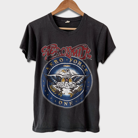 1986 Aerosmith Vintage Tour Tee Shirt