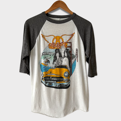 1988 Aerosmith California Tour Vintage Tee Shirt