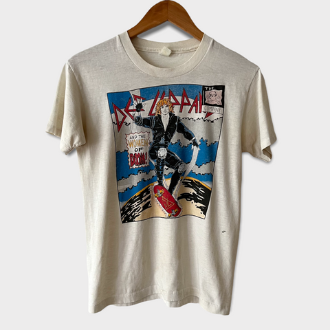 1987 Def Leppard "Hysteria" Vintage Promo Tee Shirt