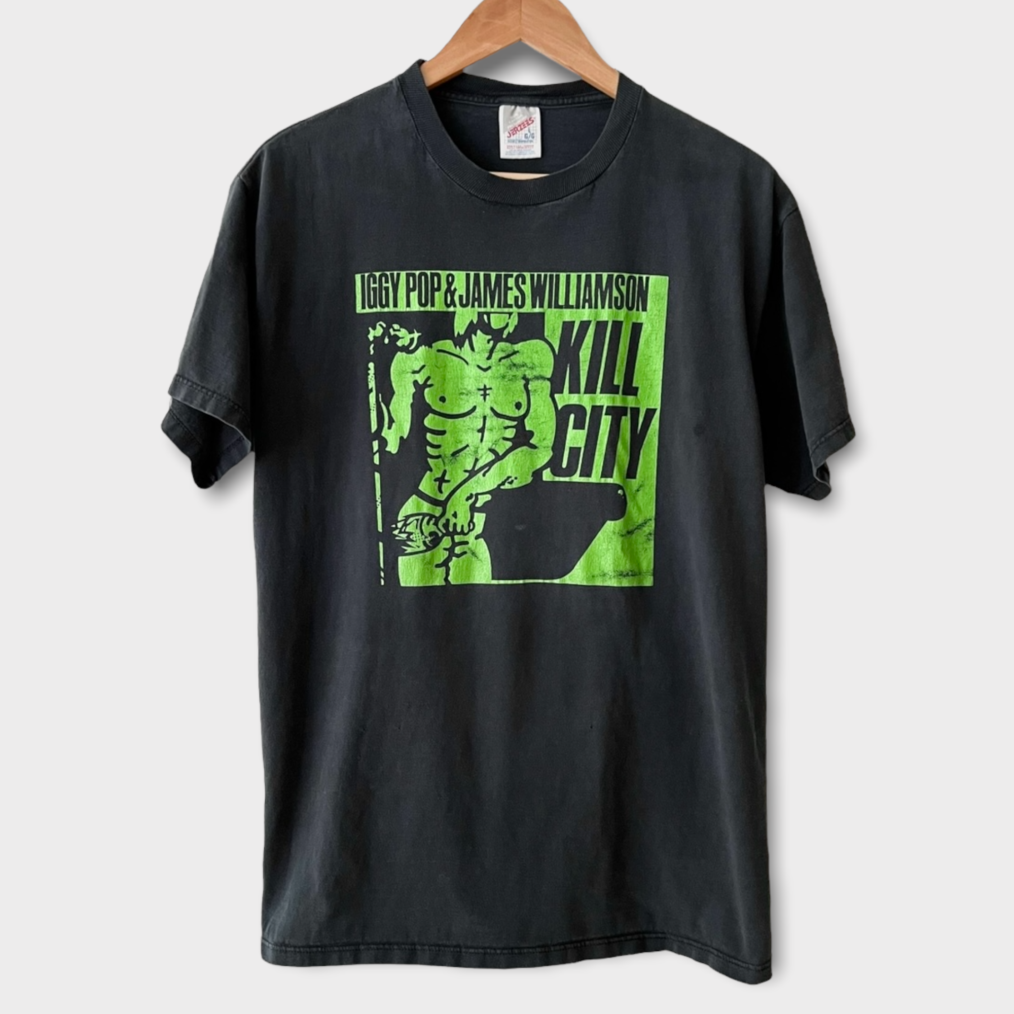 1999 Iggy Pop & James Williamson "Kill City" Vintage Promo Tee Shirt