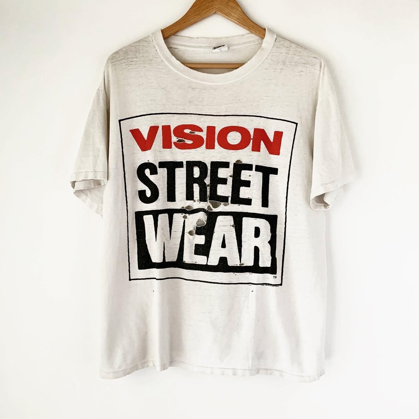 1987 Vision Street Wear Vintage Skate Tee Shirt – Zeros Revival