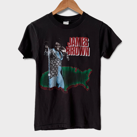 1986 James Brown Vintage Tour Tee Shirt